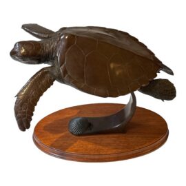 André Harvey Pilgrimage Green Sea Turtle Sculpture