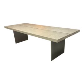 Restoration Hardware Channel Rectangular Dining Table. Original Price: $5,000