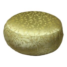 Chartreuse Silk Meditation Cushion