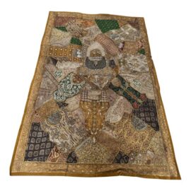 Indian Tapestry With Hand Sewn Beading