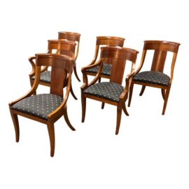 Baker Furniture Vintage Palladian Dining Chairs, Set of Six