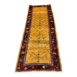 3ft1in × 9ft4in Hand Knotted Wool Runner