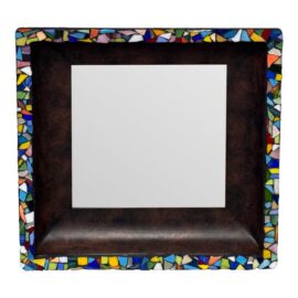 Mychelle Fitzgerald Party Confetti Mosaic Design Wall Mirror