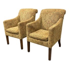 Rose Tarlow Georgian Library Armchairs, Pair. Original Price: $18,144