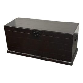 Pottery Barn Emmett Zen Brown Trunk/Coffee Table. Estimate Price: $1,400