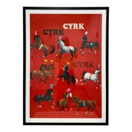 Waldemar Świerzy Polish Cyrk "Circus" Poster