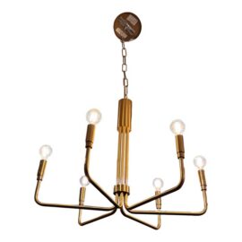 Mitzi Brigitte Six Light Chandelier. Original Price: $1,000