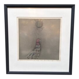 Kumihiro Amano Morning Wood 1977 Woodblock Print, Signed