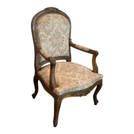 Floral Print Bergere Chair