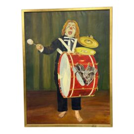 Alexander Borisoff Sascha Oil on Canvas, Framed