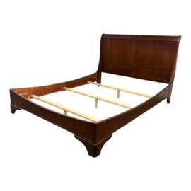 Queen Size Shermag Louis Philippe Sleigh Bed Frame