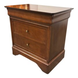 Shermag Louis Philippe Two Drawers Nightstand
