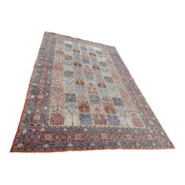 7ft 1in × 11ft 7in Iranian Bakhtiari Tree of Life Hand Woven Area Rug. Estimated Cost: $3,800