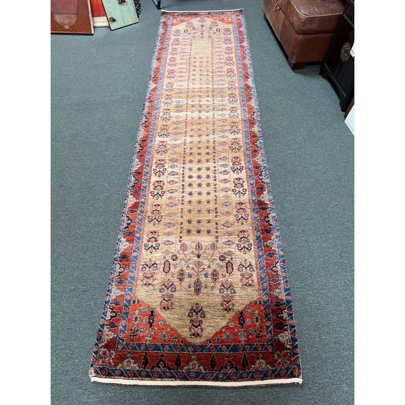 2ft 10in × 11ft 1in Iranian Gabbah Runner Rug. Original Price