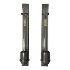 Urban Electric Huntley Wall Sconces, Pair. Original Price: $6,420