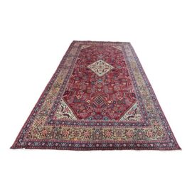 8ft 2in × 11ft 10in Josheghan Hand Knotted Iranian Jewel Tone Rug. Estimated Price: $4,400
