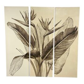 Vision Studio Bird of Paradise Triptych Canvas Wall Art, Set of Three