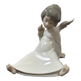 Salvador Debón for Lladró Angel Wondering Porcelain Figurine, Signed
