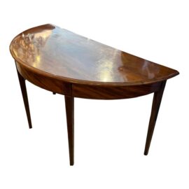 George III Demi Lune Console Table