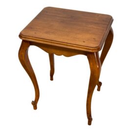 French Country Pine Wood Side Table
