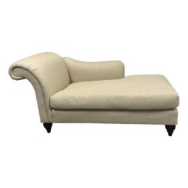Baker Furniture Company Classic Roll-Arm Chaise Lounge