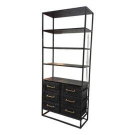 HD Buttercup Honshu Industrial Etagere Rack. Original Price: $1,500