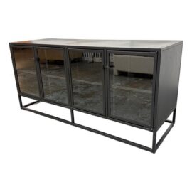 Paul Schulman for Crate & Barrel Casement Black Credenza. Original Price: $1,200