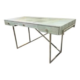 Hettler Tullmann for CB2 Avalon Faux Shagreen Desk. Original Price: $600