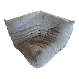 Michel Ducaroy for Ligne Roset Togo Corner Seat, Alcantara Chic. Original Price: $6,375