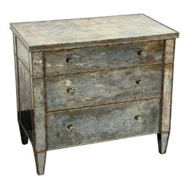 Century Furniture Mirrored Three Drawer Chest