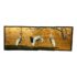 Japanese Cranes by a Stream, Quadriptych