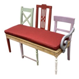 Upcycled Mixed-Chair Bench