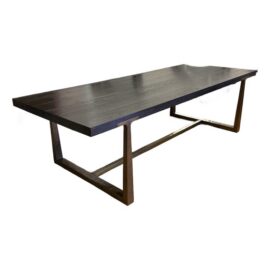 Julie Lawrence for Restoration Hardware T-Brace Rectangular Extension Dining Table. Original Price: $11,225