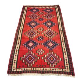 5ft 8in × 10ft Turkish Kilim Area Rug
