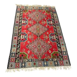 6ft 4in × 10ft 6in Turkish Kilim Area Rug