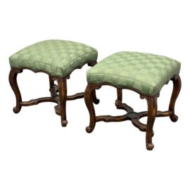 Minton-Spidell Gerard Stools, Pair. Original Price: $7,000