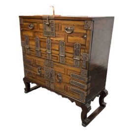 Korean Drop Front Storage Desk