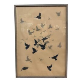 Restoration Hardware Teen Birds in Flight Vellum Print. Estimated Cost: $300