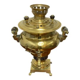 Russian Brass Samovar, Antique