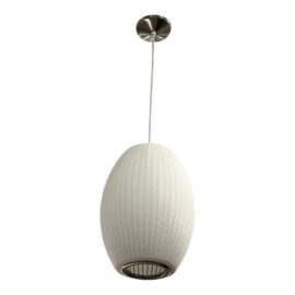 George Nelson for Herman Miller Nelson Cigar Bubble Pendant Light. Original Price:$820