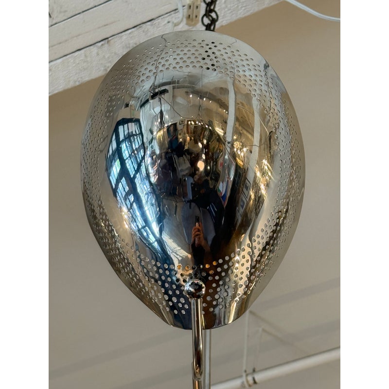 NauticalMart Mid-Century Modern Perforated Sputnik Chandelier