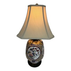Japanese Imari Porcelain Table Lamp
