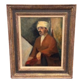 George Luks Original Oil Painting, Signed