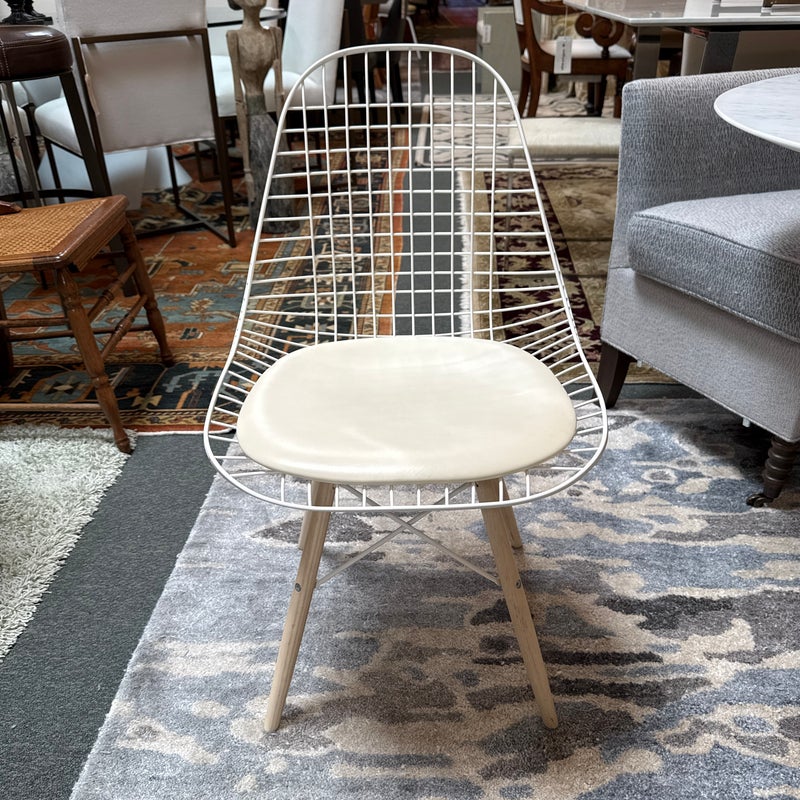 Eames Style Wire Back With Eiffel Base Side Chair - Design Plus