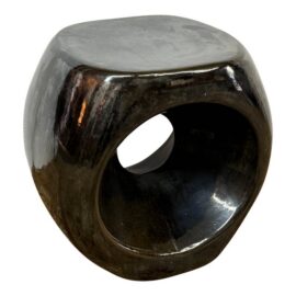 Made Goods Duffy Stool, Metallic Charcoal. Original Price: $640