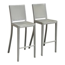 Philippe Starck for Emeco Hudson Barstools, a Pair. Original Price: $3,620