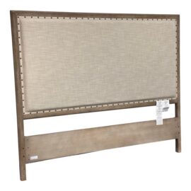 Queen Size Pottery Barn Toulouse Wood + Fabric Headboard. Estimated Price: $1,000
