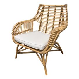 Serena & Lily Venice Rattan Armchair
