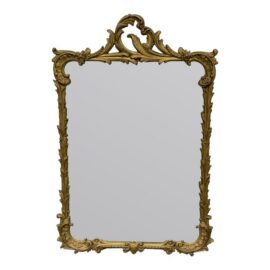 Louis XV Style Gilt + Patina Mirror