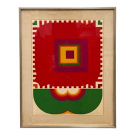 Limited Edition Signed + Numbered Geometric Abstract Serigraph